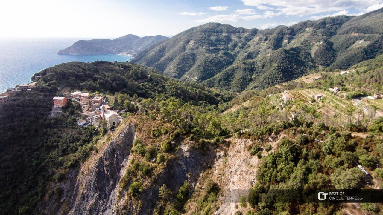 Vitis Vitae Vernazza, San Bernardino 5 Terre Apartment Bagian luar foto